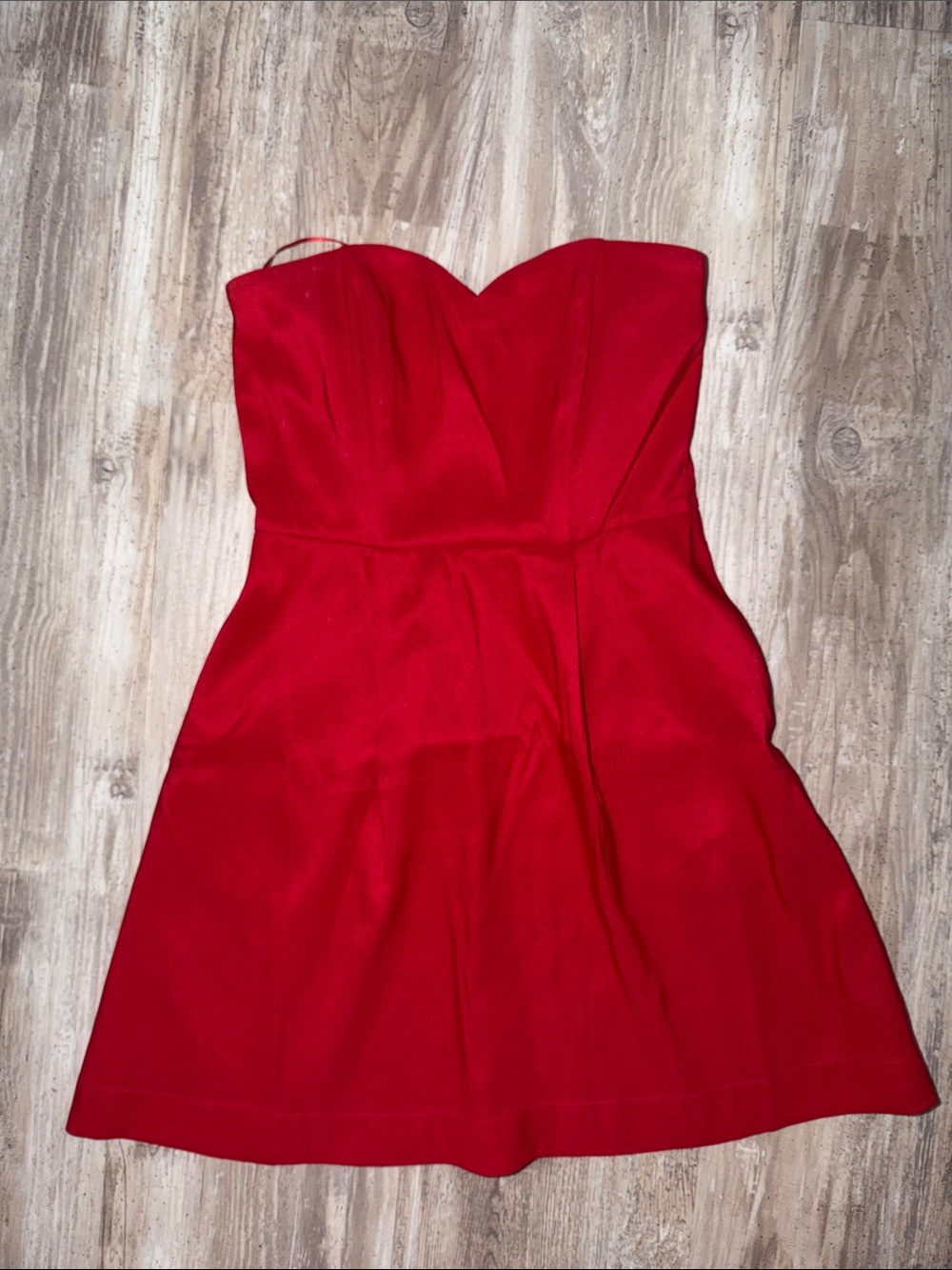 a new day Strapless Red Fit-and-Flare Dress